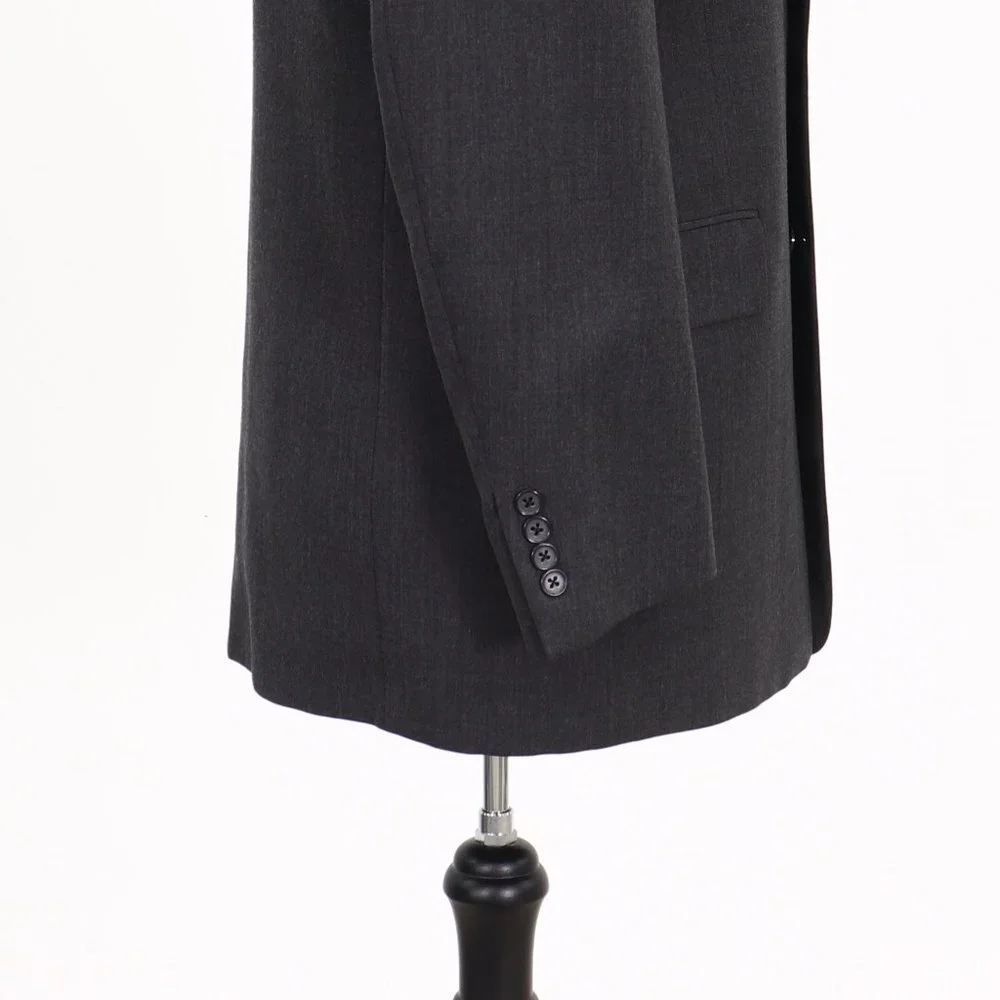 Hart Schaffner Marx Bespoke Golden Trumpeter 39L Gray Sport Coat Jacket 3B B286